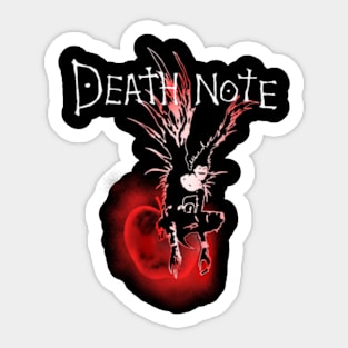 Death Note And Red Apple Sticker